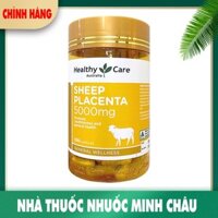 Viên uống nhau thai cừu Úc Sheep Placenta - mẫu mới như ảnh- Healthy care 100 viên