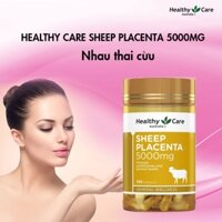 Viên uống nhau thai cừu Healthy Care Sheep Placenta 5000mg chống lão hóa, giúp da căng mịn 100 viên của Úc