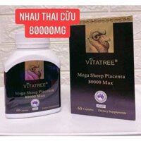 VIÊN UỐNG NHAU THAI CỪU VITATREE HÀM LƯỢNG 80.000MG