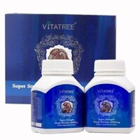 Viên Uống Nhau Thai Cừu Vitatree Sheep Placenta 60000mg - Hộp 2 lọ x 60 viên