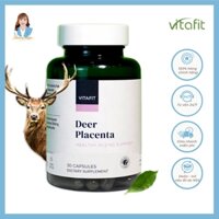 Viên uống nhau thai hươu chống lão hóa cơ thể và đẹp da New Zealand VitaFit Deer Placenta 30 viên