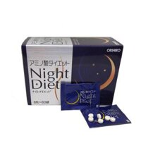 Viên uống Night Diet Orihiro Nhật Bản hỗ trợ phân giải mỡ 60 gói x 6 viên