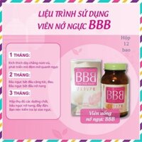 Viên uống nở ngực BB của Orihino  giúp tăng size hiệu quả, giảm chảy xệ, da dẻ trắng hồng, điều hoà kinh nguyệt,