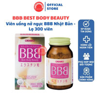 Viên uống nở ngực BBB Best Beauty Body Nhật Bản, Viên nở ngực BB Nhật Bản