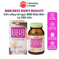 Viên uống nở ngực BBB Best Beauty Body Nhật Bản, Viên nở ngực BB Nhật Bản