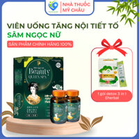 Viên Uống Nội Tiết Sâm Ngọc Nữ Chính Hãng - Tăng nội tiết tố nữ, trắng da mờ nám, vòng 1 săn chắc, cải thiện khô hạn