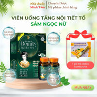 Viên Uống Nội Tiết Sâm Ngọc Nữ Chính Hãng - Tăng nội tiết tố nữ, trắng da mờ nám, vòng 1 săn chắc, cải thiện khô hạn