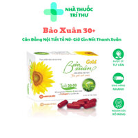 Viên uống nội tiết tố nữ Bảo Xuân Gold dành cho phụ nữ tuổi 30 đến 50 làm đẹp chống lão hóa - Hộp 30 viên