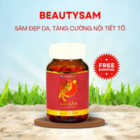 Viên Uống Nội Tiết Tố Nữ BEAUTYSAM - Viên Uống Đẹp Da, Trắng Da Từ Sâm [Lọ 60 Viên]