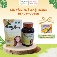 Viên uống nội tiết tố Sâm tố nữ mầm đậu nành collagen BEAUTY QUEEN, giúp làm đẹp ,tăng cường sinh lý nữ - Ngọc Lan