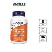 Viên uống Now Double Strength L-Lysine 1000mg