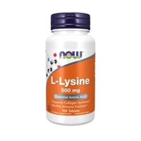 Viên uống Now Food L Lysine 500 mg 100 viên 1 hộp