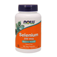 Viên uống NOW FOODS Selenium 200mcg