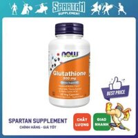 Viên uống Now Glutathione 500mg - Hỗ trợ trắng sáng da giúp da đều màu (60 viên)