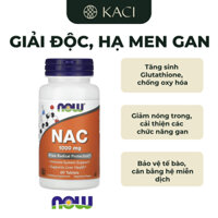 Viên Uống NOW NAC 1000mg Thanh Lọc Gan, Tăng Sinh L-Glutathione