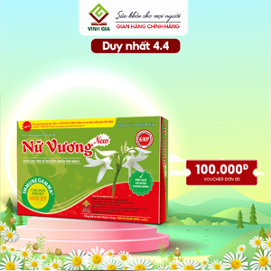 Viên uống Nữ Vương New giảm viêm nhiễm phụ khoa - Hộp 30 viên