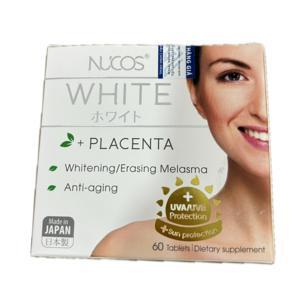 Viên uống Nucos White Placenta hỗ trợ sáng da Hộp 60 viên