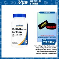 Viên uống Nutricost - Multivitamin For Men (120 viên) - Bổ Sung Vitamin Và Khoáng Chất Chính Hãng