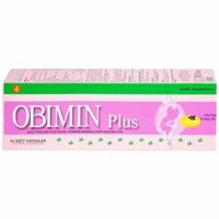 Viên uống Obimin Plus bổ sung các vitamin và khoáng chất
