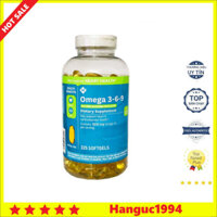 Viên Uống Omega 3-6-9 Heart Health 325 Viên của Mỹ - Giúp Sáng Mắt, Cải Thiện Trí Nhớ, Giảm Đau Xương Khớp