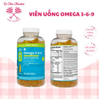 Viên uống Omega 3-6-9 Member's Mark Supports Heart Health 325 viên của Mỹ - CÔ THƯ MARKET