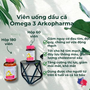 Viên uống Omega 3 Arkopharma Pháp