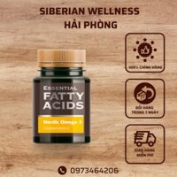 Viên uống Omega-3 từ dầu cá biển Essential Fatty Acids Nordic Omega-3 Siberian Wellness Hỗ trợ giảm mỡ máu