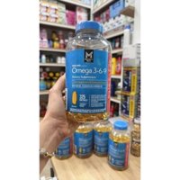 Viên uống Omega 369 Của Mỹ 325 Viên - omega 3-6-9 Member's Mark Supports Heart Health