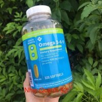 Viên uống Omega 369 Của Mỹ 325 Viên - omega 3-6-9 Member's Mark Supports Heart Health(mẫu mới)