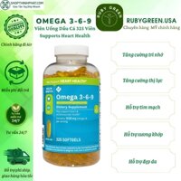 Viên uống Omega 369 Của Mỹ 325 Viên – Omega 3-6-9 Member’s Mark Supports Heart Health NTDT