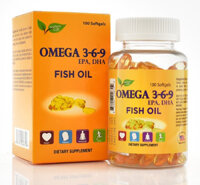 Viên uống Omega 369 Fish Oil bổ não, mắt và tim (Hộp 100 viên)