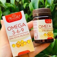 Viên uống OMEGA 369 Mirrolla hộp 100v Giúp làm đẹp cho mắt