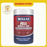 Viên uống Omega3 Bioglan Red Krill Oil hàm lượng 1000mg 60 Viên của Úc