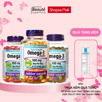 Viên Uống Omega3 Webber Naturals Triple Strength Omega-3 / Omega-3 With CoQ10