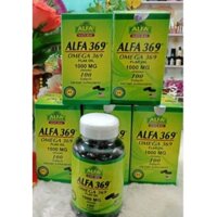 Viên uống Omega369 Alfa  Tinh dầu Hạt Lanh