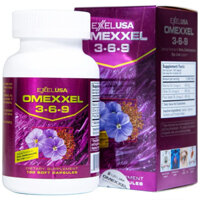 Viên uống Omexxel 3-6-9 Excelife tốt cho trí não, giúp bổ mắt (100 viên)