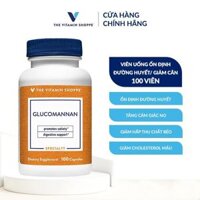 VIÊN UỐNG ỔN ĐỊNH ĐƯỜNG HUYẾT THE VITAMIN SHOPPE GLUCOMANNAN