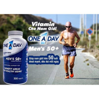 Viên uống One A Day Men's Multivitamin 50+300 viên VITAMIN TỔNG HỢP CHO NAM TRÊN 50 TUỔI