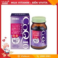 Viên Uống Orihiro Coenzyme Q10 Hỗ Trợ Tim Mạch Của Nhật (Hộp 90 Viên)