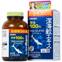 Viên uống Orihiro Deep Sea Shark Extract Capsule Moral Purpose hỗ trợ chống oxy hóa (360 viên)