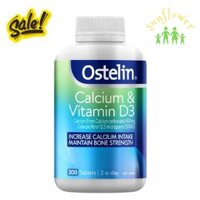 Viên uống Ostelin 300 viên Calcium & Vitamin D3 của Úc
