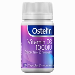 Viên uống Ostelin bổ sung Vitamin D3 1000IU 60 viên