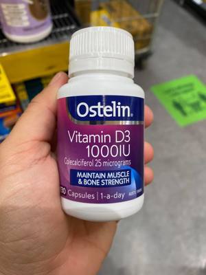 Viên uống Ostelin bổ sung Vitamin D3 1000IU 130 viên