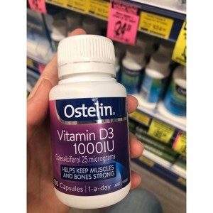 Viên uống Ostelin bổ sung Vitamin D3 1000IU 130 viên