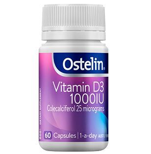 Viên uống Ostelin bổ sung Vitamin D3 1000IU 60 viên
