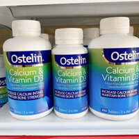 Viên uống Ostelin Calcium & Vitamin D3 chắc khoẻ xương, bổ sung canxi hộp 130v, 250v, 300v