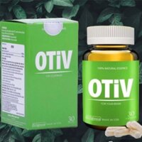 VIÊN UỐNG OTIV 30V GIÚP HOẠT HUYẾT GIẢM ĐAU ĐẦU NGỪA ĐỘT QUỴ TRÍ NHỚ TỐT
