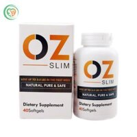 Viên uống Oz Slim giúp giảm cân, đốt cháy mỡ thừa (Hộp 40 viên)