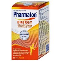 Viên uống Pharmaton Energy hỗn hợp vitamin và khoáng chất giúp tỉnh táo, hỗ trợ giảm mệt mỏi