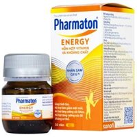 Viên uống Pharmaton Energy hỗn hợp vitamin và khoáng chất giúp tỉnh táo, hỗ trợ giảm mệt mỏi